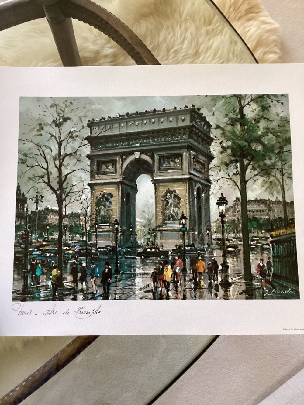 Arc de Triomphe Paris Print